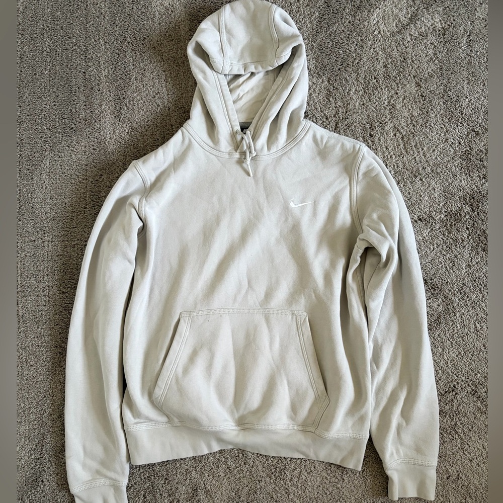 Nike cream Pullover Hoodie
